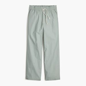 J. Crew Pants 8 Seafoam Green Wide Leg Linen Cotton Paperbag Pull On BG359